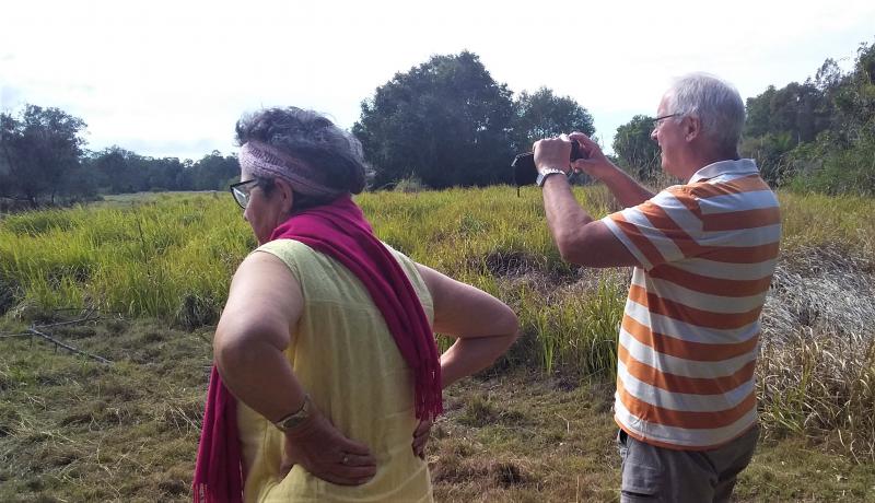 Hilary and Jeff in the Tinchi Tamba, Brisbane 2019