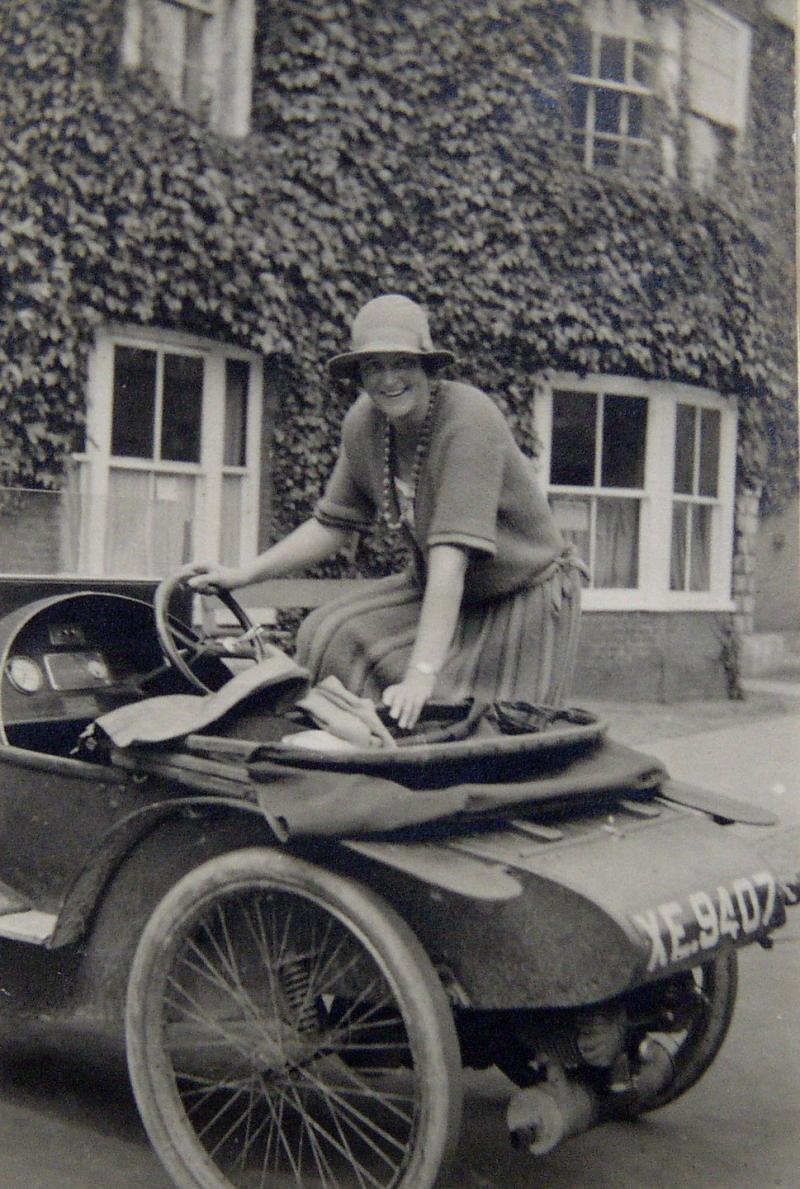 Rosamond and car