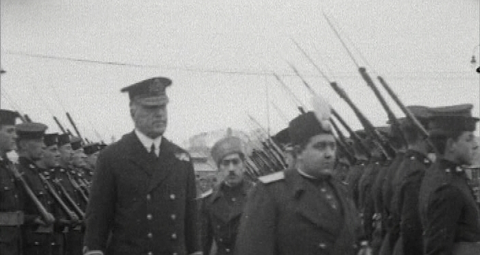 Admiral Sir Herbert Heath and the Shah of Persia